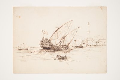 Cutting Out the Genoese Galley by Charles Heaphy